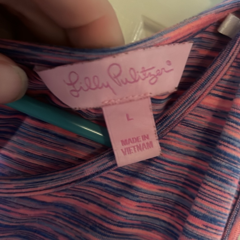 Lilly Pulitzer Pink/Purple Skater dress - Picture 2 of 3